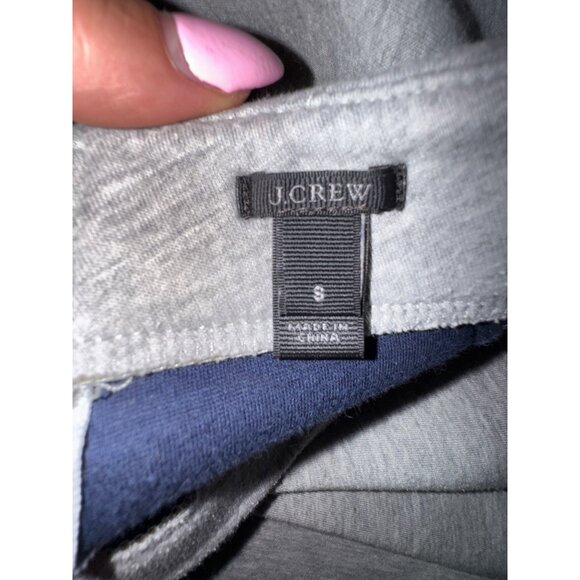 J.Crew Grey Pencil Skirt With Back Zip Small Sexy Pinup Retro‎ Classic Bodycon - Picture 3 of 8